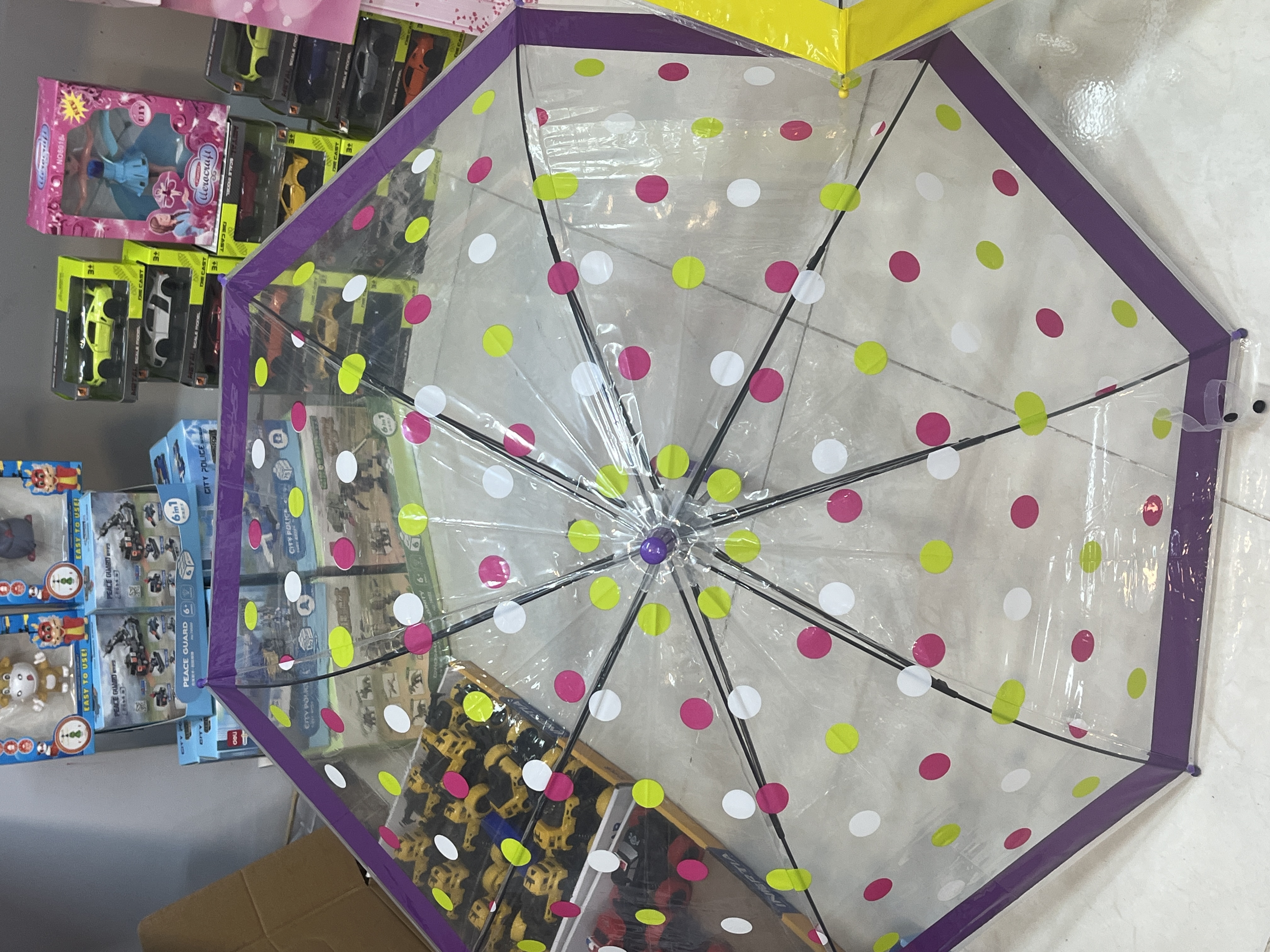 تصویر چتر شفاف توپی - 3 