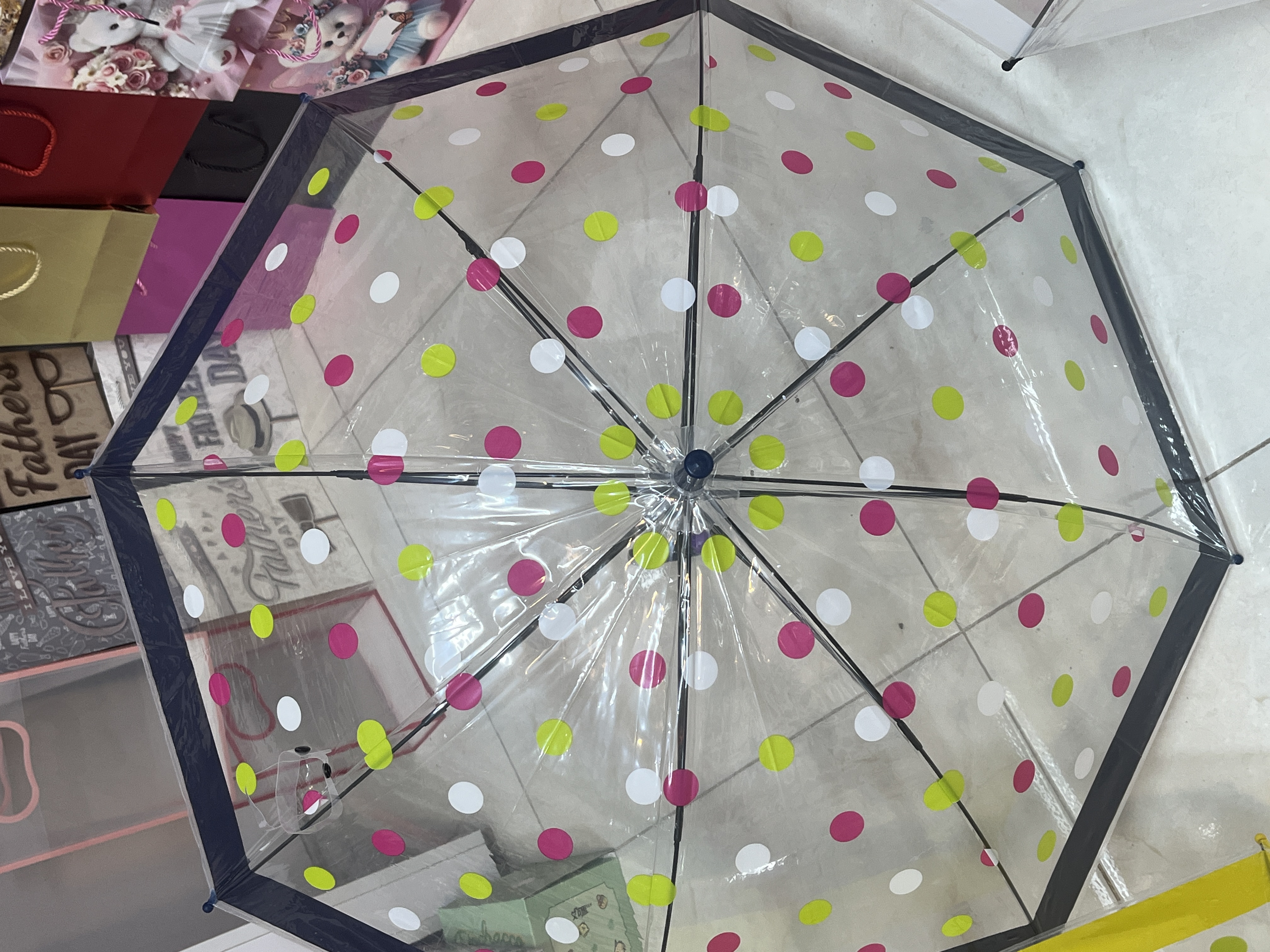 تصویر چتر شفاف توپی - 3 